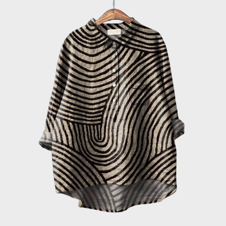 Hyacinth | Modern Graphic Blouse