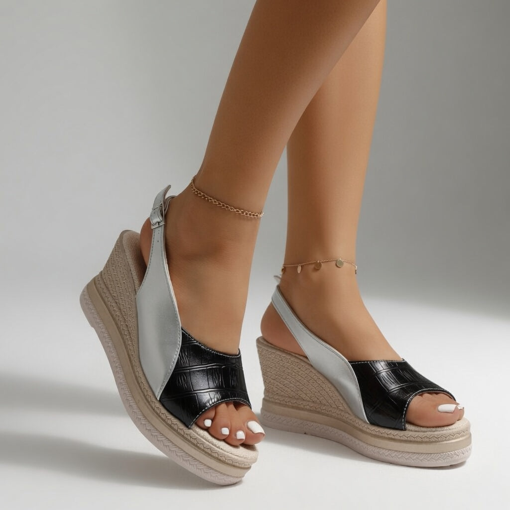 Cyrielle™ — Chic Platform Espadrille Sandal with Summer Appeal