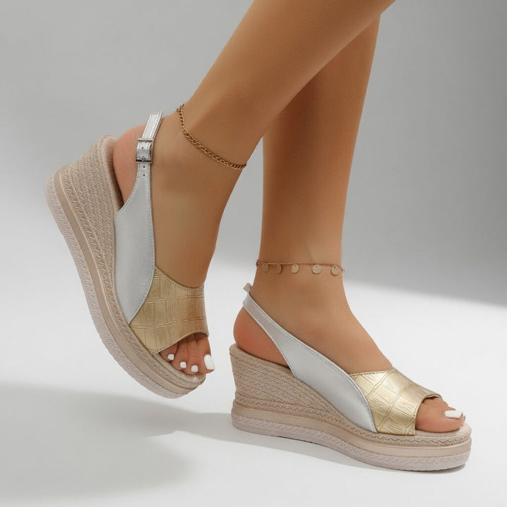 Cyrielle™ — Chic Platform Espadrille Sandal with Summer Appeal