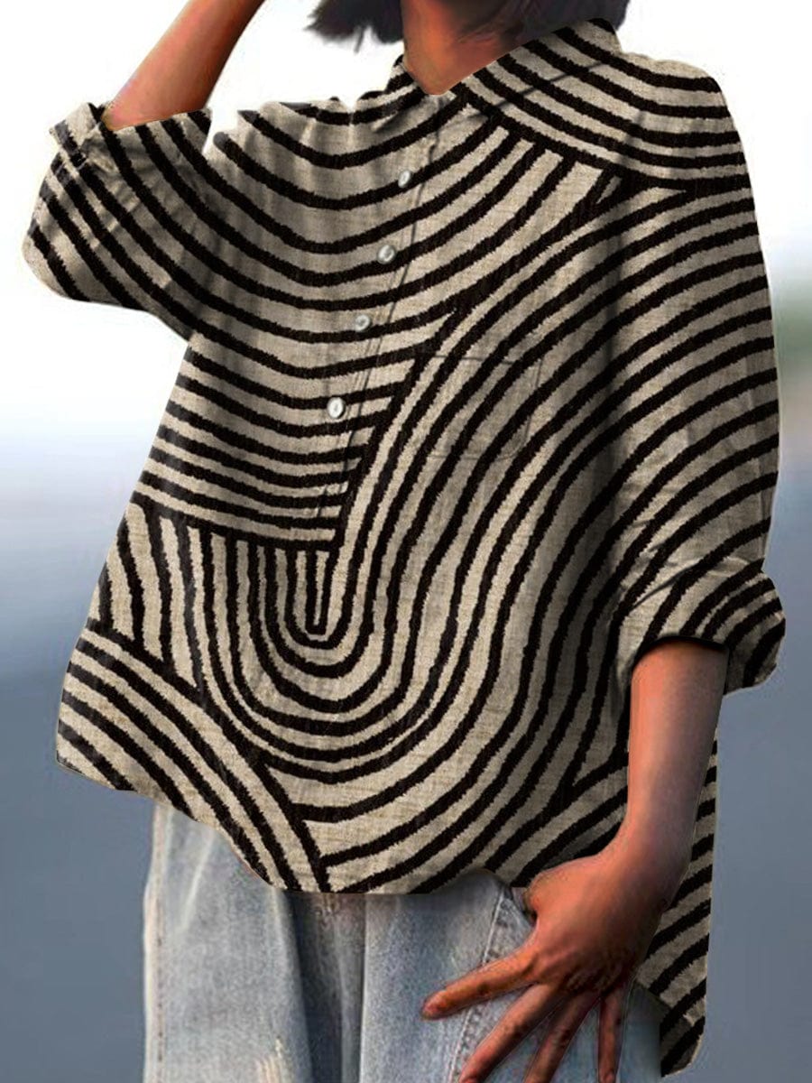 Hyacinth | Modern Graphic Blouse